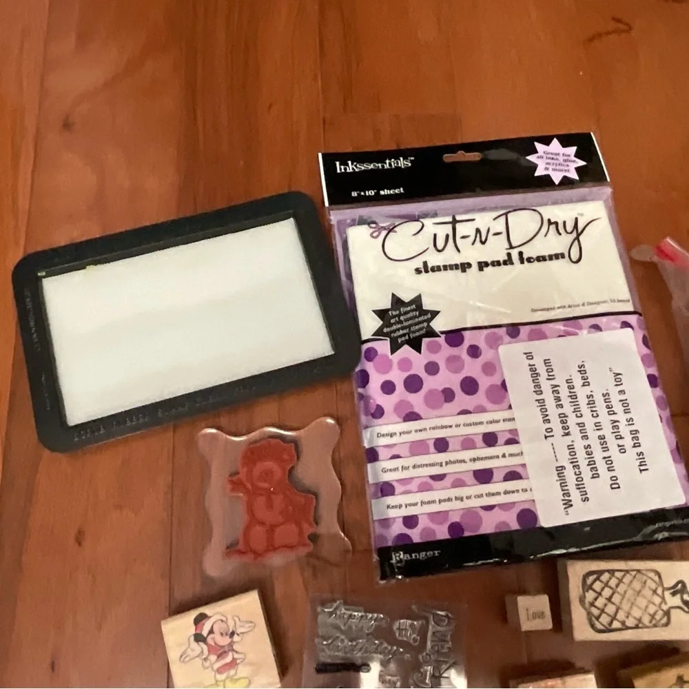 Huge 4.5 Pounds Scrapbooking Lot Alphabet Christmas Stampers Crafting Hobby